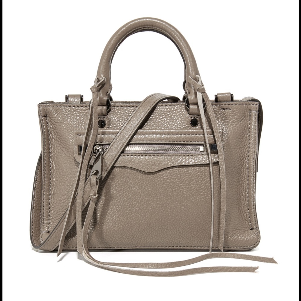 Rebecca Minkoff Micro Regan Satchel in Graphite